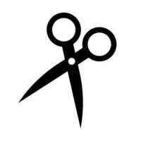 Scissors silhouette icon. Beauty salon and stationery. Vector. vector