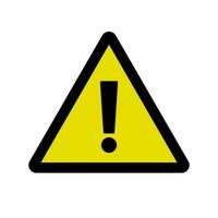 Attention Symbol. Warning or danger notification. Vector. vector