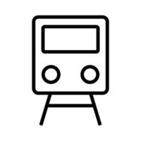 Simple train icon. Commuting and traffic. Vector. vector