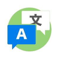 Flat design modern translation icon. Translate. Vector. vector