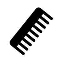 Comb silhouette icon. Hotel amenity. Vector. vector