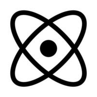 Simple atomic icon. Element. Vector. vector
