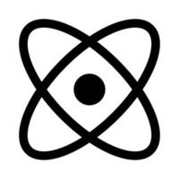 Simple atomic icon. Element. Vector. vector