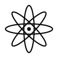 Atomic icon. Atomic experiment. Vector. vector