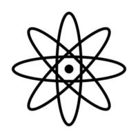 Atomic icon. Atomic experiment. Vector. vector