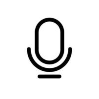 símbolo para altavoz y micrófono. podcast icono. vector. vector