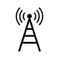 Cell phone tower. Communication tower and radio waves. Vector. vector