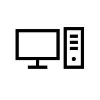 Computer and Server. Device. Vector. vector