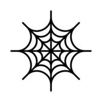 Simple spider web icon. Vector. vector