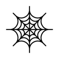 Simple spider web icon. Vector. vector