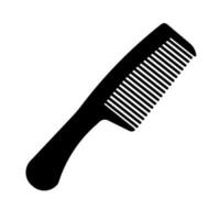 Simple comb silhouette icon. Hair brush. Hair set. Vector. vector