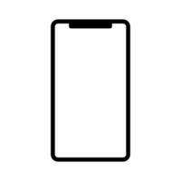 Smartphone mockup icon. Smartphone frame. Vector. vector