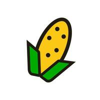 Corn icon. Food icon. Vector. vector