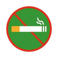 No smoking sign. Prohibited Smoking. Vector. vector