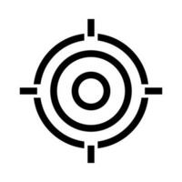 Target or aim icon. Sniper and target icon. Vector. vector
