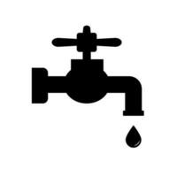 Water faucet icon. Water supply equipment. Vector. vector
