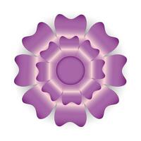 Flower icons in a trendy flat style isolated with a white background. Can be used for coloring book elements. Vector illustration.
