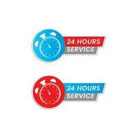 24 hours service vector