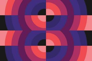 Trendy Modern Abstract Circular Trim Minimal geometric Dynamic shapes composition Background Design vector