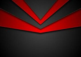 Abstract hi-tech red black vector background
