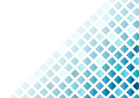 Blue geometric squares abstract mosaic background vector