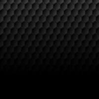 Black geometric hexagons abstract technology background vector