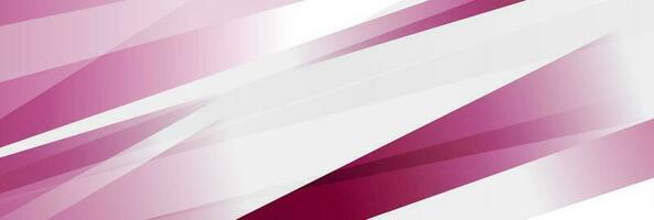 Purple and grey stripes abstract concept banner design vector