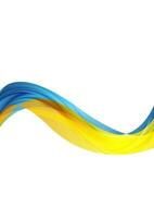 Blue and yellow abstract waves background vector