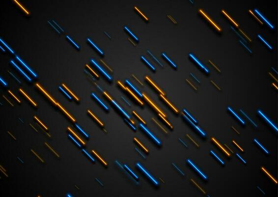 Glowing sci-fi retro background with neon laser lines
