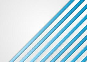 Blue and grey concept corporate stripes background vector