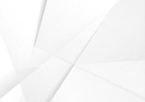 Abstract grey hi-tech polygonal corporate background vector