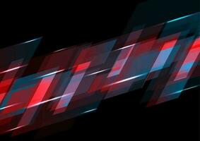 Dark red and blue abstract tech background vector