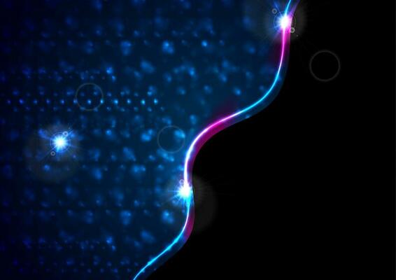 Retro neon 80s shiny wave abstract background