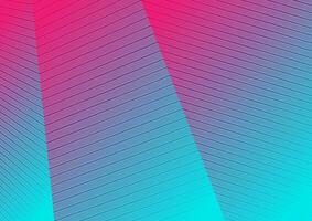 Colorful holographic curved lines pattern design vector