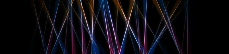 Colorful abstract neon laser lines tech vector background