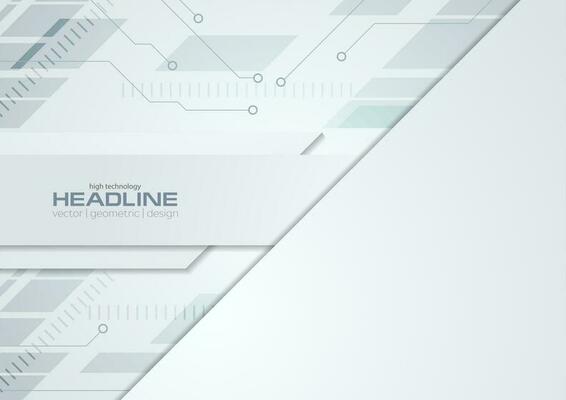 Grey blue abstract paper technology background