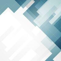 Blue geometric technology abstract background vector