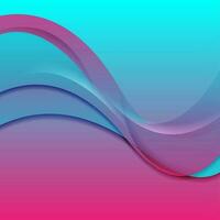 Bright abstract waves corporate background vector