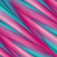 Turquoise and purple smooth stripes abstract chromatic background vector