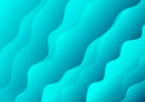 Abstract blue wavy background vector