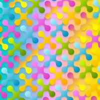 Colorful geometric shapes abstract background vector