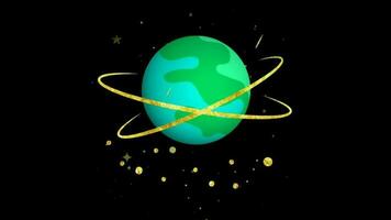 kleverig planeten animatie video