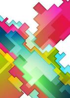 Colorful abstract geometry vector background