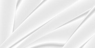 White grey smooth stripes abstract modern background vector