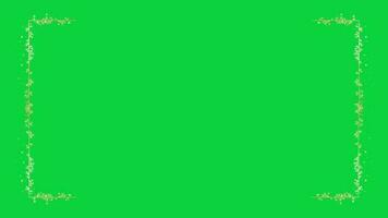 decorativo videiras verde tela video