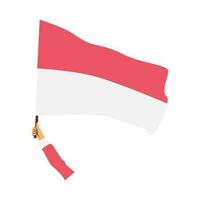 vector illustration concept of celebrating indonesia independence day