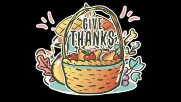 Glad thanksgiving video