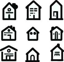 House Icon Home vector illustration symbol