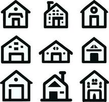 House Icon Home vector illustration symbol