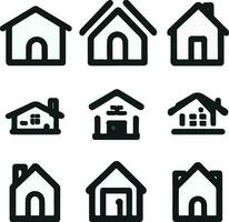 House Icon Home vector illustration symbol